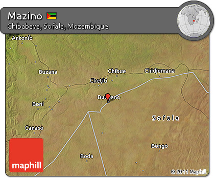Satellite 3D Map of Mazino