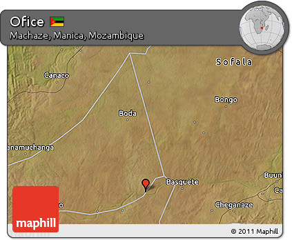 Satellite 3D Map of Ofice