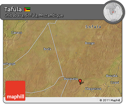 Satellite 3D Map of Tafula