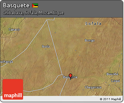 Satellite 3D Map of Basquete