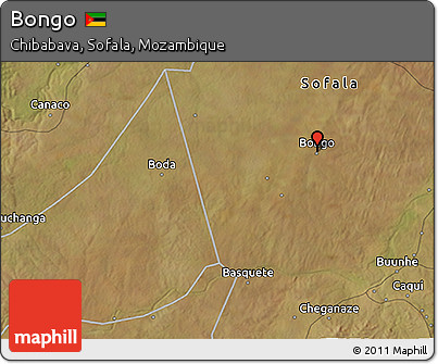 Satellite 3D Map of Bongo