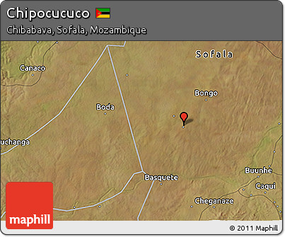 Satellite 3D Map of Chipocucuco