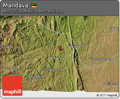Satellite 3D Map of Mandava