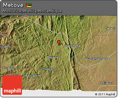 Satellite 3D Map of Metove