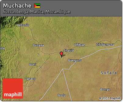 Satellite 3D Map of Muchache