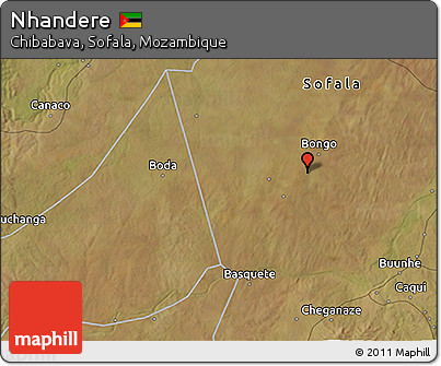 Satellite 3D Map of Nhandere