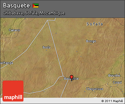 Satellite 3D Map of Basquete