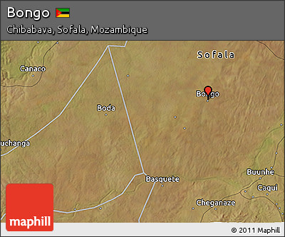Satellite 3D Map of Bongo