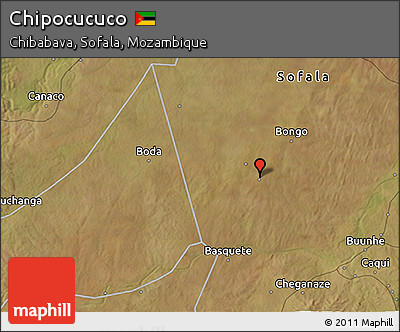 Satellite 3D Map of Chipocucuco