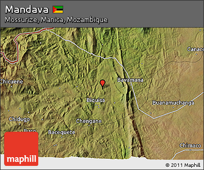 Satellite 3D Map of Mandava