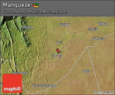 Satellite 3D Map of Manqueze