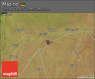 Satellite 3D Map of Mazino
