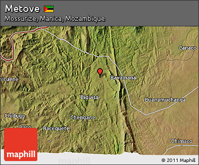 Satellite 3D Map of Metove