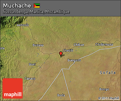 Satellite 3D Map of Muchache