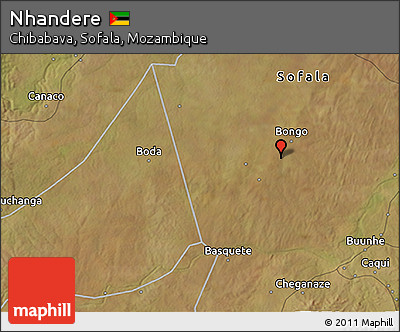 Satellite 3D Map of Nhandere
