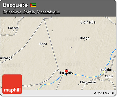 Shaded Relief 3D Map of Basquete