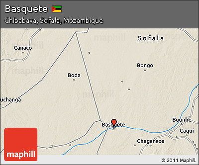 Shaded Relief 3D Map of Basquete