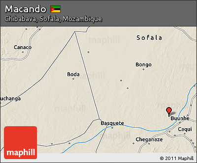 Shaded Relief 3D Map of Macando