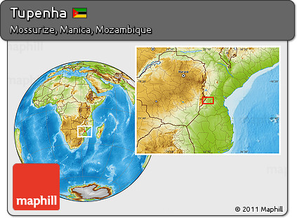 Physical Location Map of Tupenha
