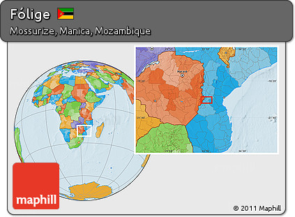 Political Location Map of Fólige