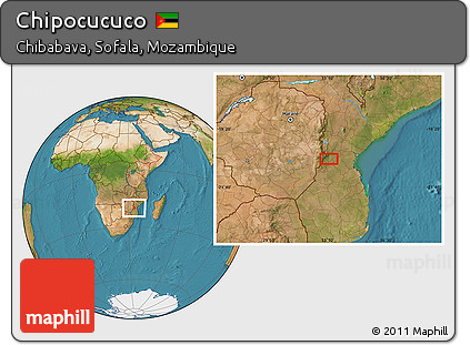 Satellite Location Map of Chipocucuco