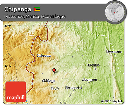 Physical Map of Chipanga