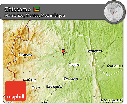 Physical Map of Chissamo