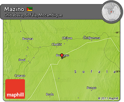 Physical Map of Mazino