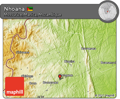 Physical Map of Nhoana