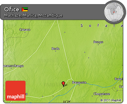 Physical Map of Ofice