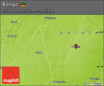 Physical Map of Bongo