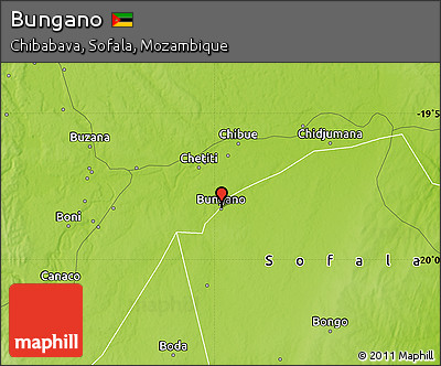 Physical Map of Bungano