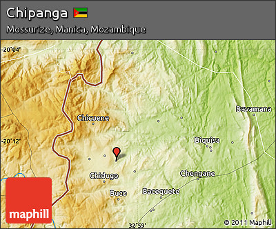 Physical Map of Chipanga