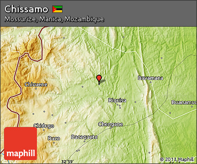Physical Map of Chissamo