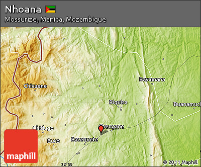 Physical Map of Nhoana