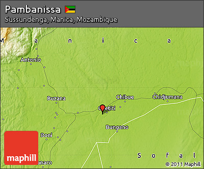 Physical Map of Pambanissa