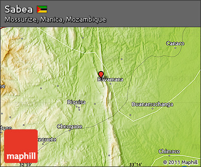 Physical Map of Sabea