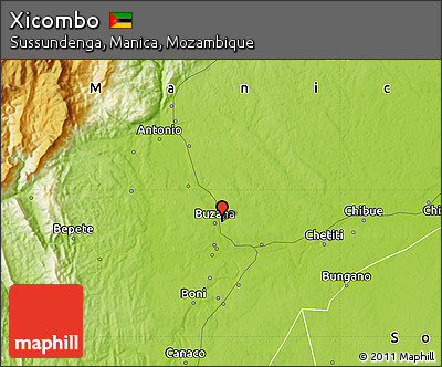 Physical Map of Xicombo
