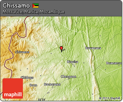 Physical Map of Chissamo