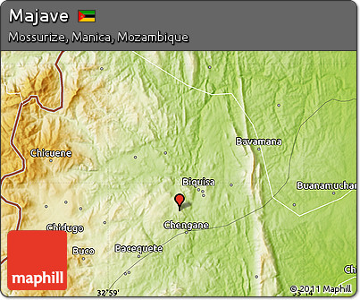 Physical Map of Majave