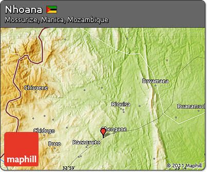 Physical Map of Nhoana