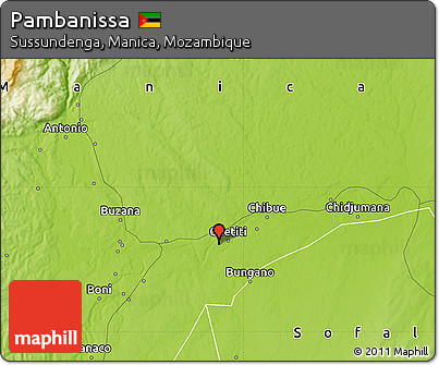 Physical Map of Pambanissa