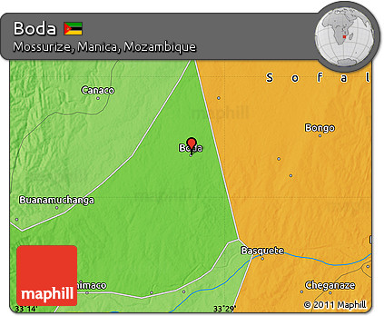 Political Map of Boda