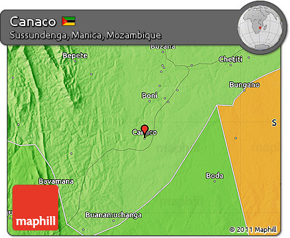 Political Map of Canaco