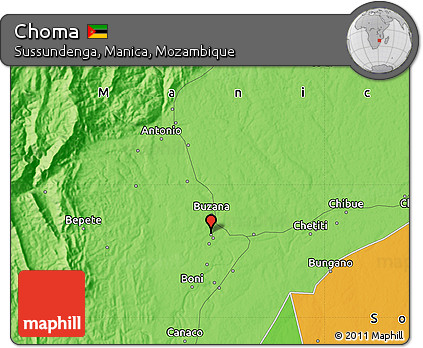 Political Map of Choma