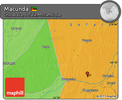 Political Map of Macunda