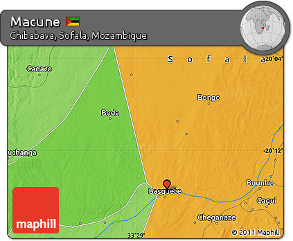 Political Map of Macune
