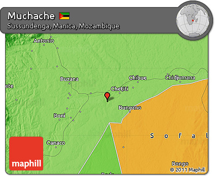 Political Map of Muchache