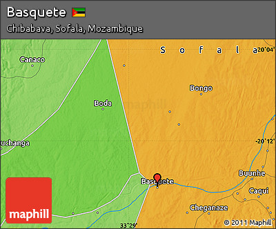 Political Map of Basquete