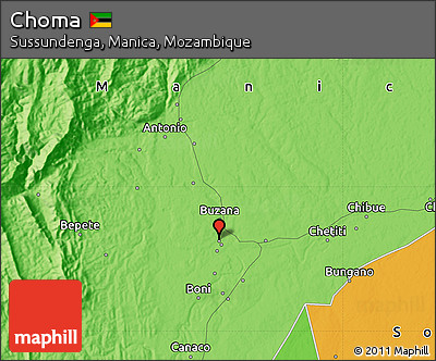 Political Map of Choma